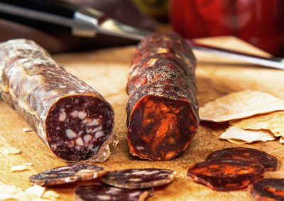 Saucisson et Chorizo de Boeuf